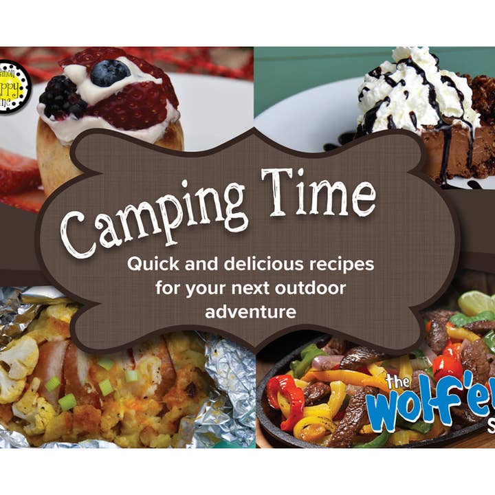 Camping Time Cookbook for wholesale by Wolf'em Stick