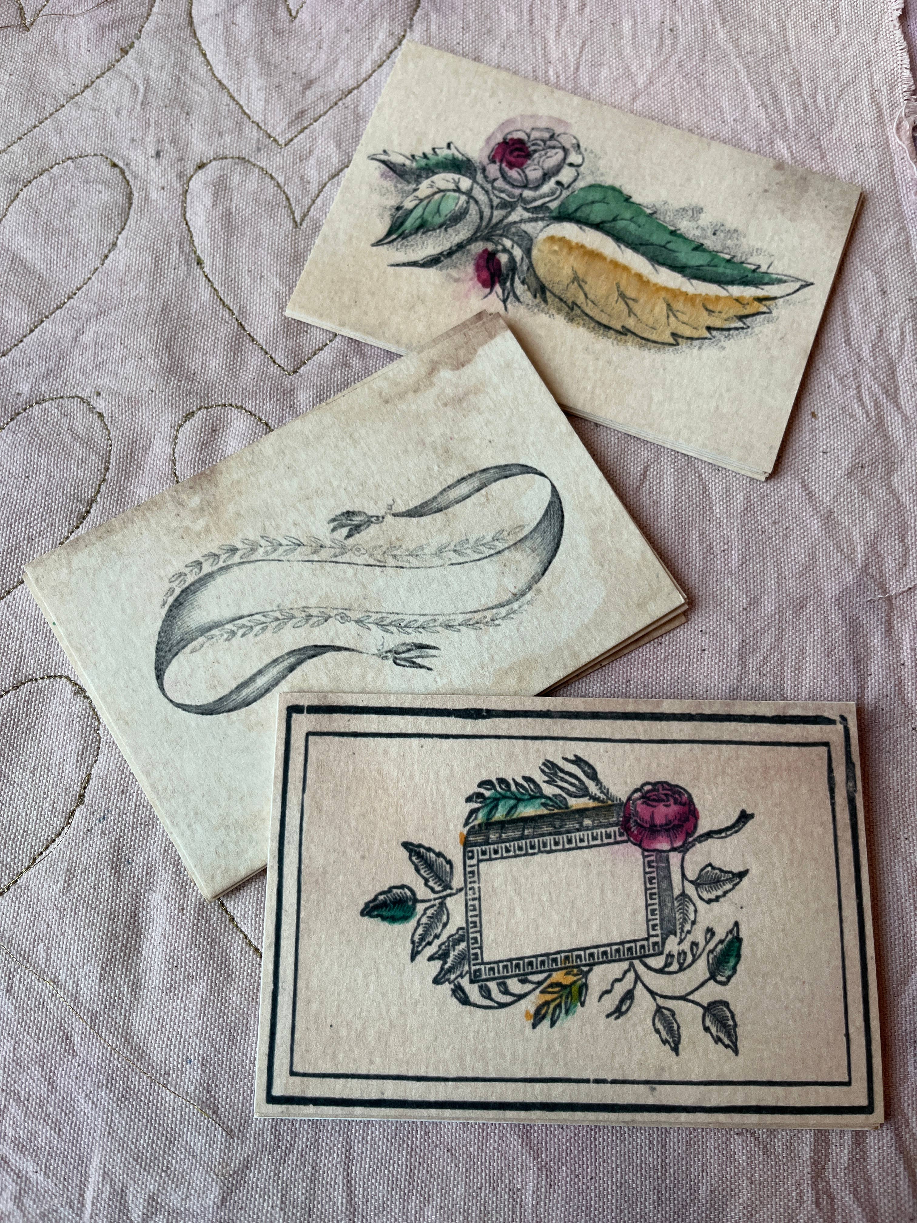 Parcel – wholesale Stationery/notecard set – Vintage Inspired Calling Cards4