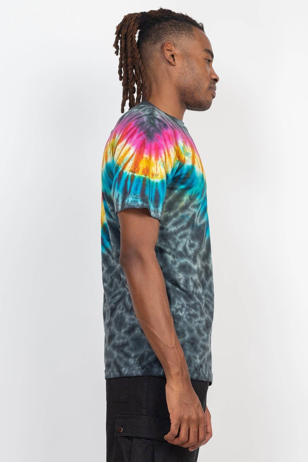 Lakhays Collection Inc. - Vendita all'ingrosso Maglietta - Uomo - T-shirt tie-dye unisex Rainbow Arc3