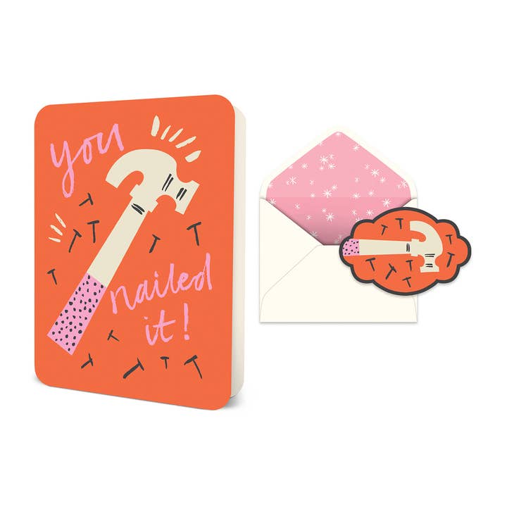 Studio Oh! - Wholesale Everyday Greeting Card - You Nailed It Deluxe Greeting Card