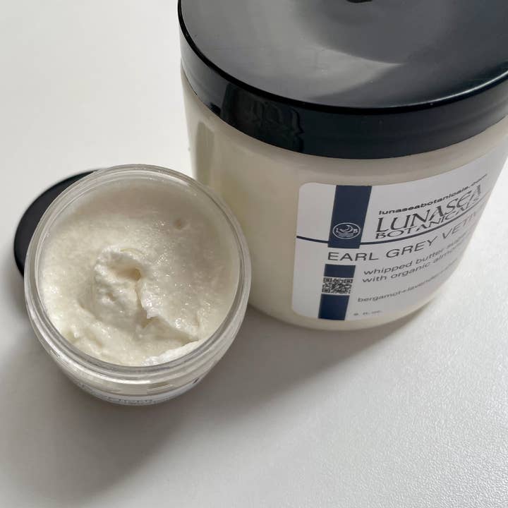 lunasea botanicals - Vendita all'ingrosso Scrub/esfoliante per il corpo - Zucchero montato biologico Earl Grey Vetiver2