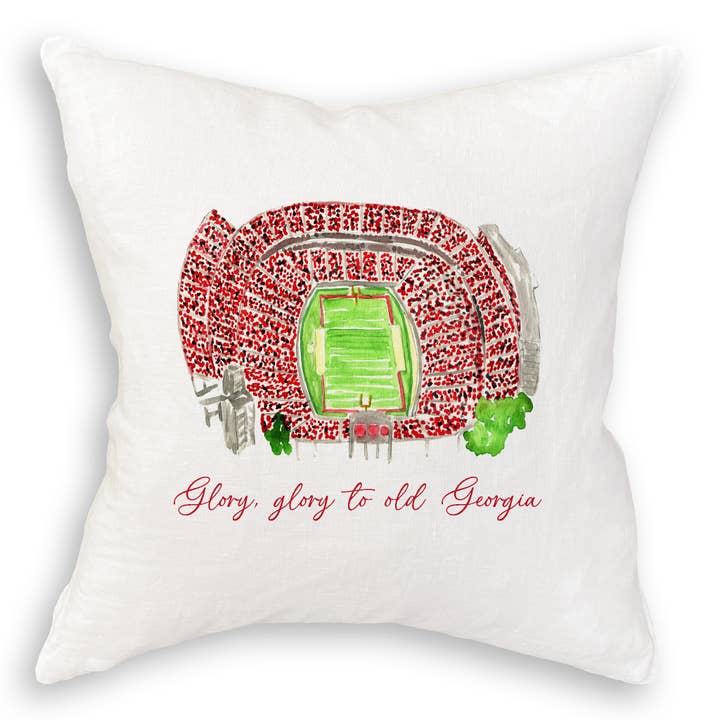 French Graffiti - Wholesale Tea Towel - Athens, Georgia Stadium with Quote11