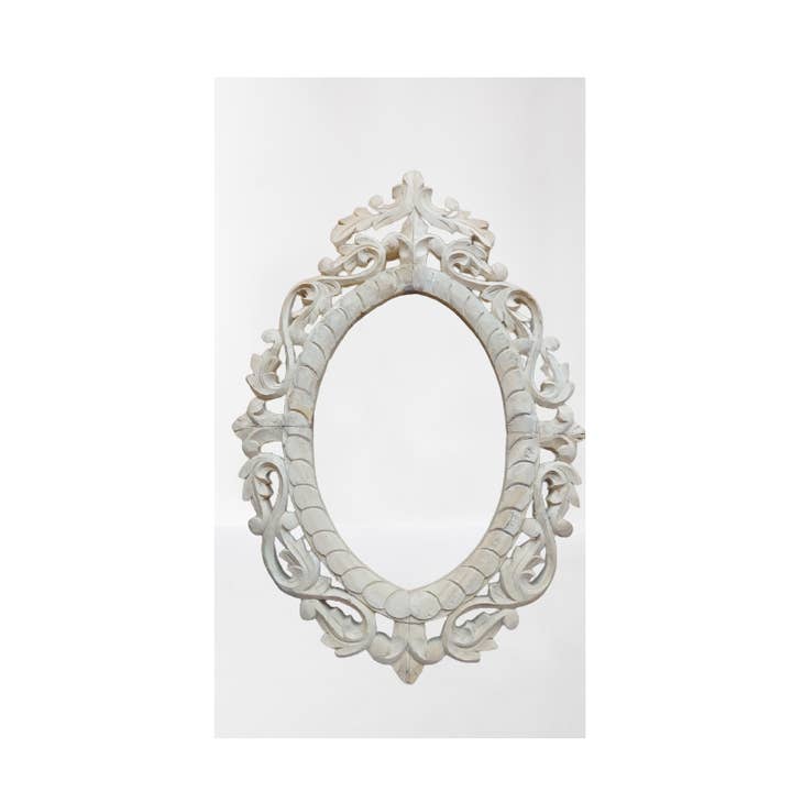 MARCO DE MADERA TALLADO A MANO PARA COLGAR EN LA PARED para venta al por mayor de Anuna Enterprises LLC