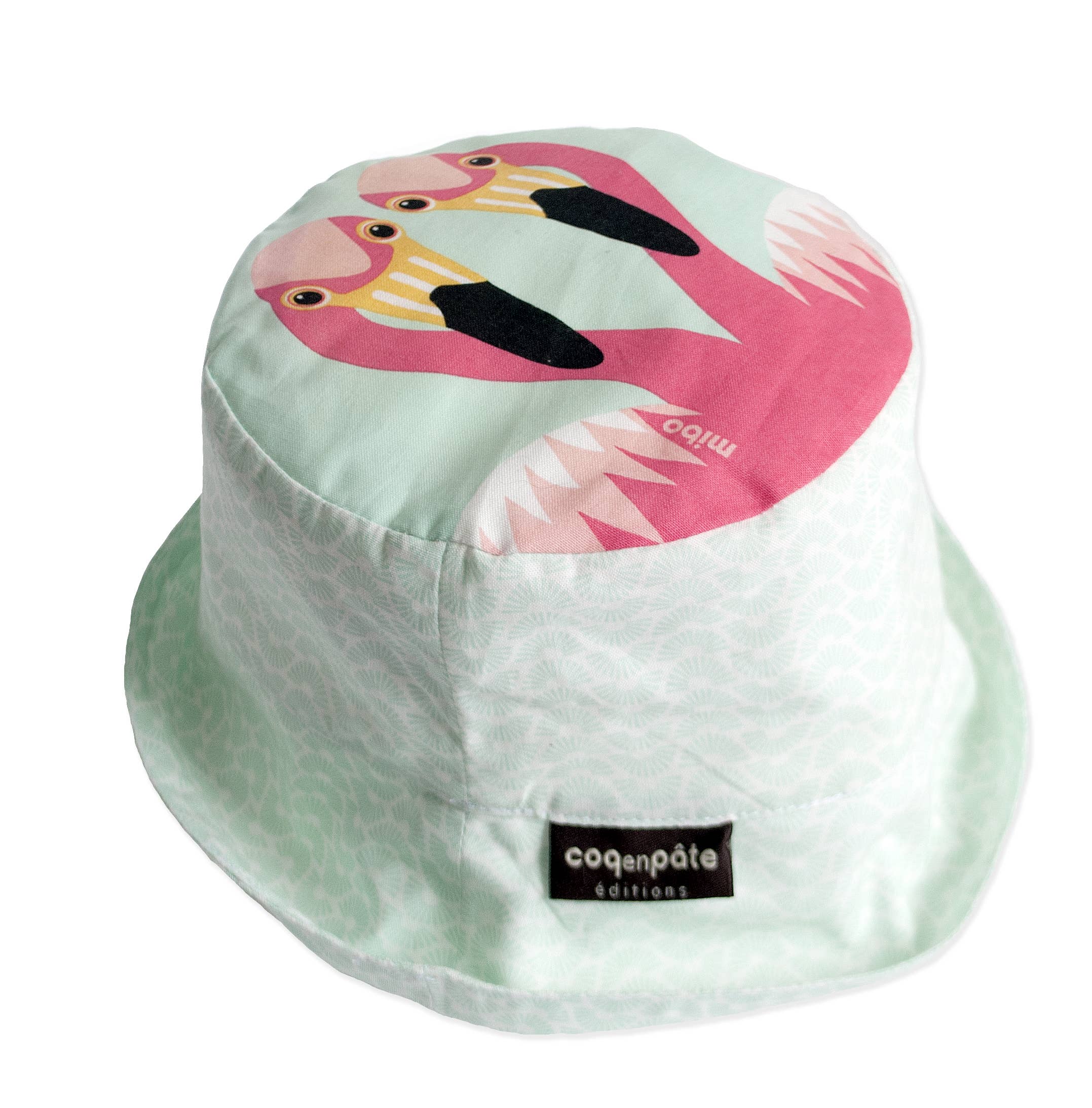 Coq En Pate - Wholesale Bucket Hat - Kids - Baby and child bucket hat in organic cotton Flamingo Pink