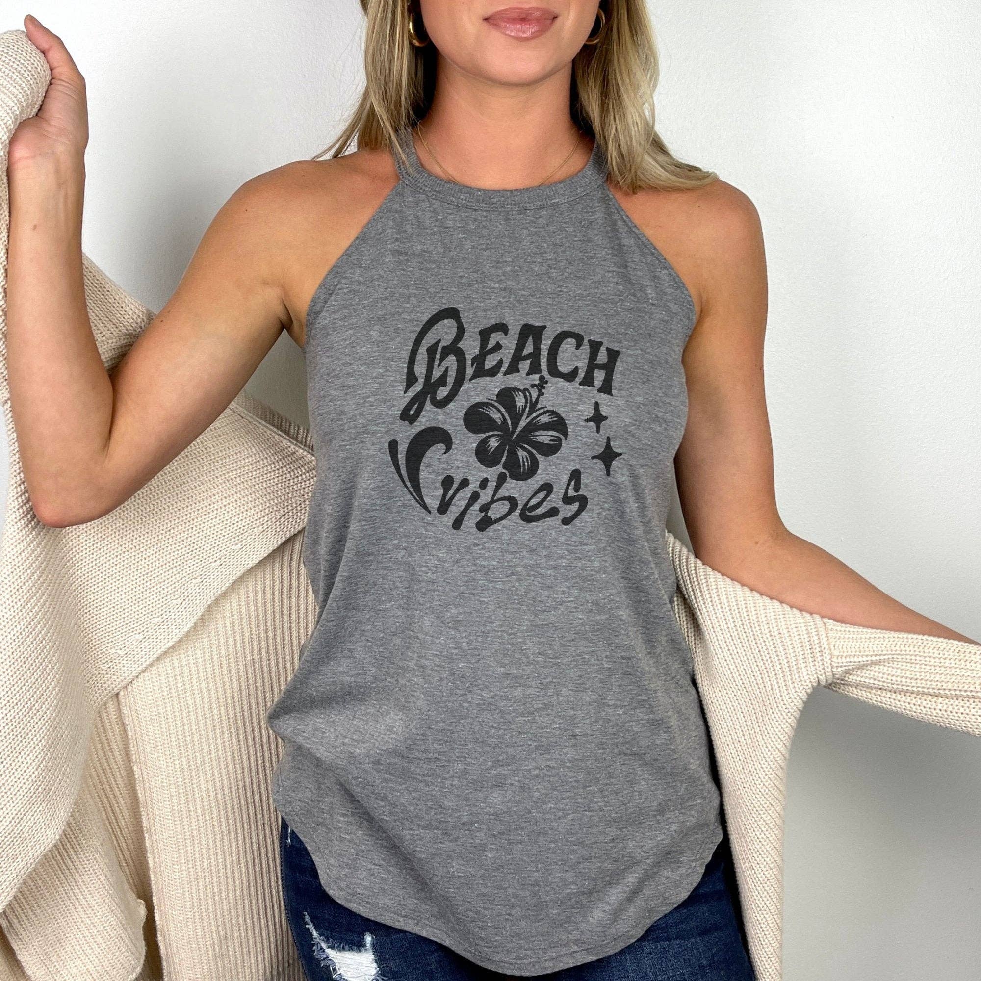 Trendznmore - Modern Graphic Apparel - Wholesale Tank Top - Women's - Beach Vibes Rocker Tank4