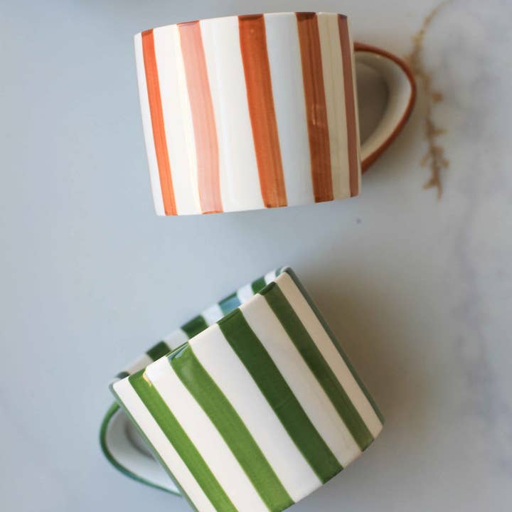 Fodory – wholesale Kaffekoppar – Enkla randiga muggar