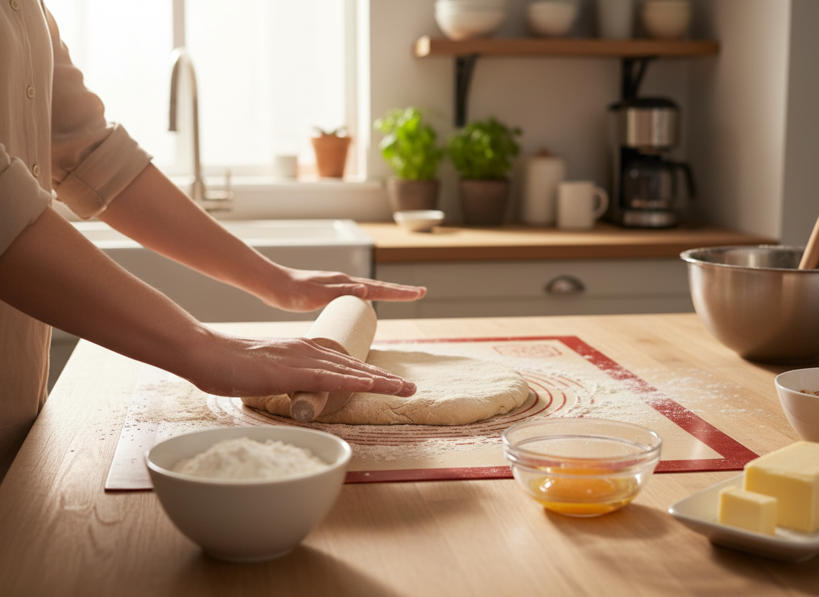 Kadra Kitchenware - Vendita all'ingrosso Mattarelli - Luciano - Mattarello in legno, 2 manici1