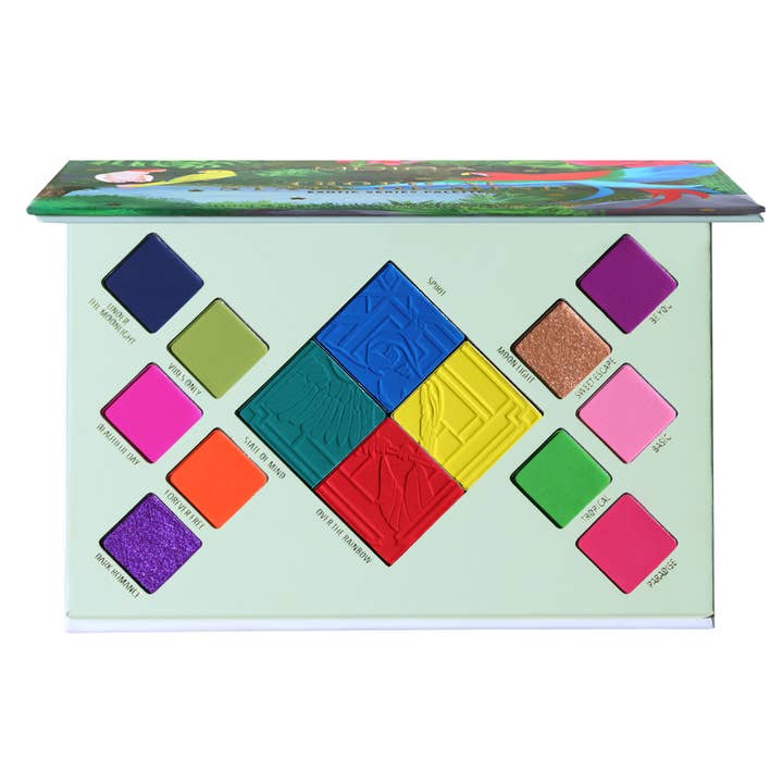 Tropical State of Mind Pressed Pigment Palette for wholesale by Moira Cosmetics