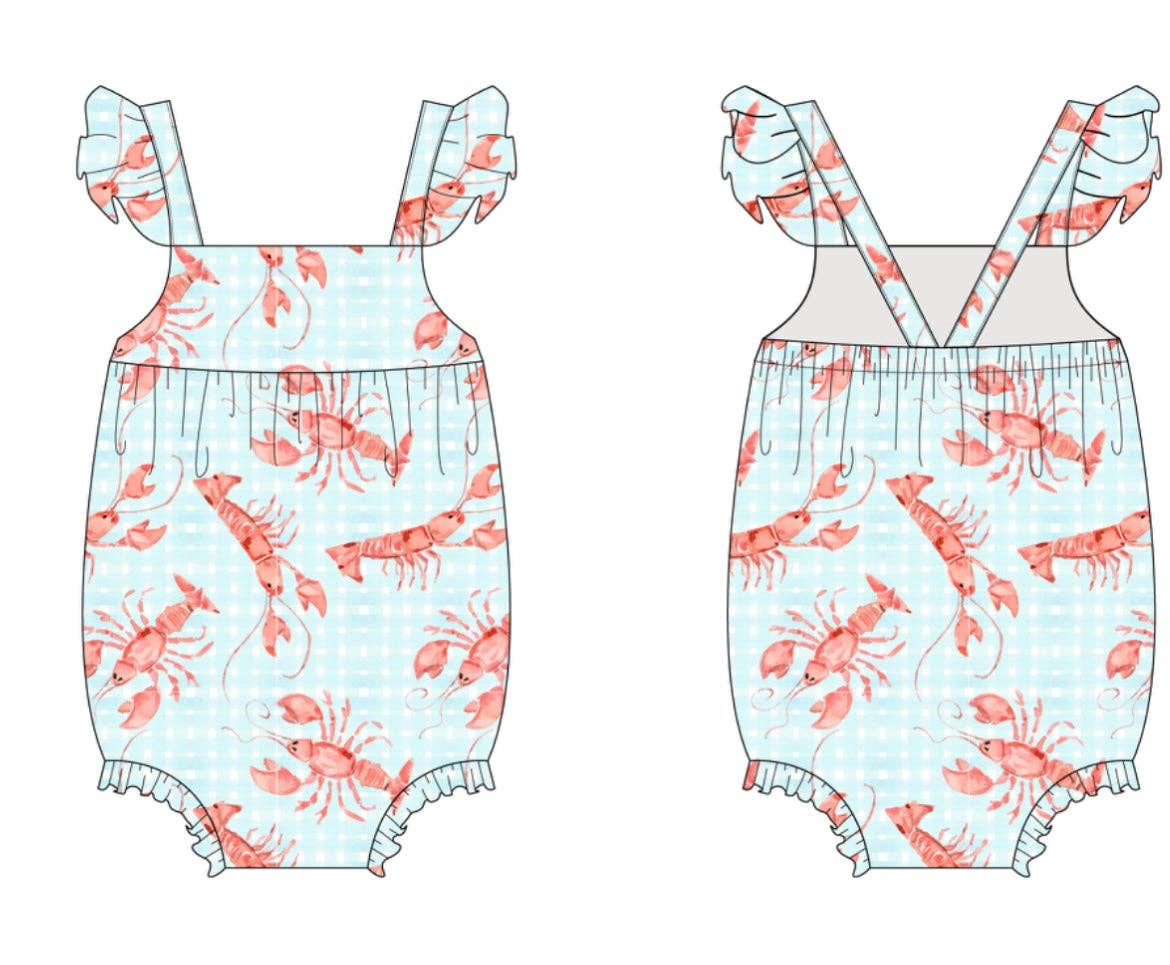 Sweet Bay Clothing - Wholesale Bodysuit (Non-Footed) - Baby - Crawfish Flutter Bubble1