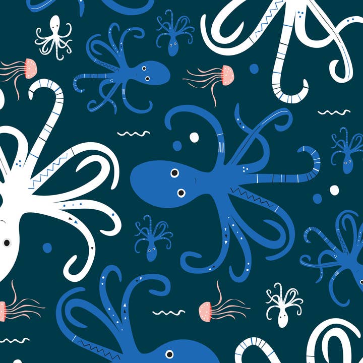 pleased to meet GmbH - Wholesale Flat Wrap - Octopus Wrapping Paper