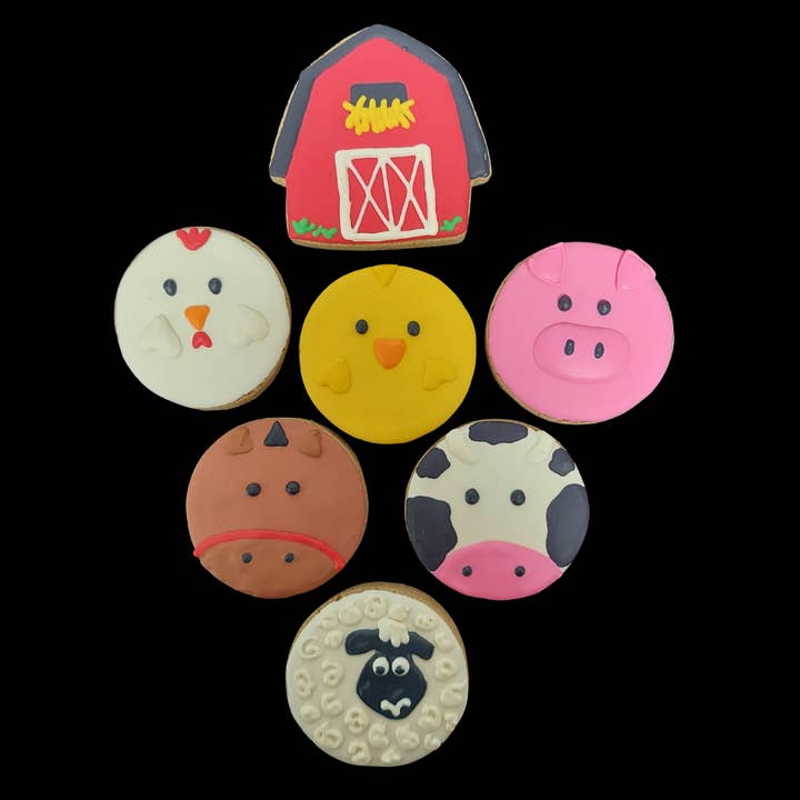 Farm Dog Cookies for wholesale by P.S. Paws Pet Bakery