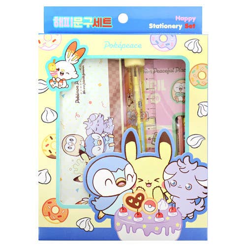 K-Wonderland - Wholesale Stationery/Notecard Set - Pokémon Happy Stationery Set – PokéPeace Edition6