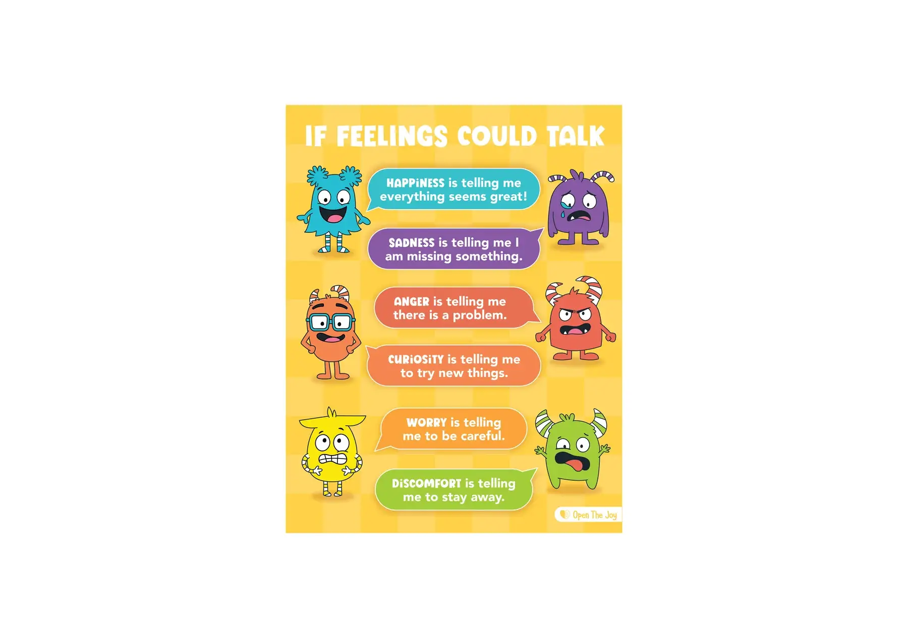 Open The Joy - Wholesale Poster - Emotions Poster Pack5