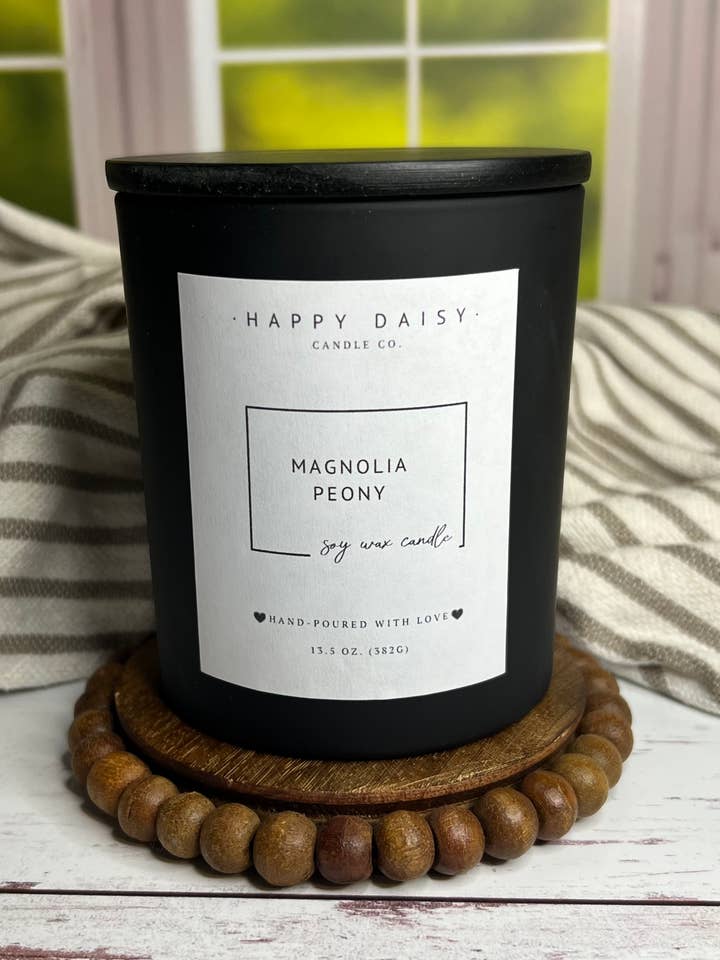 Magnolia Peony for wholesale by Happy Daisy Candle Co.