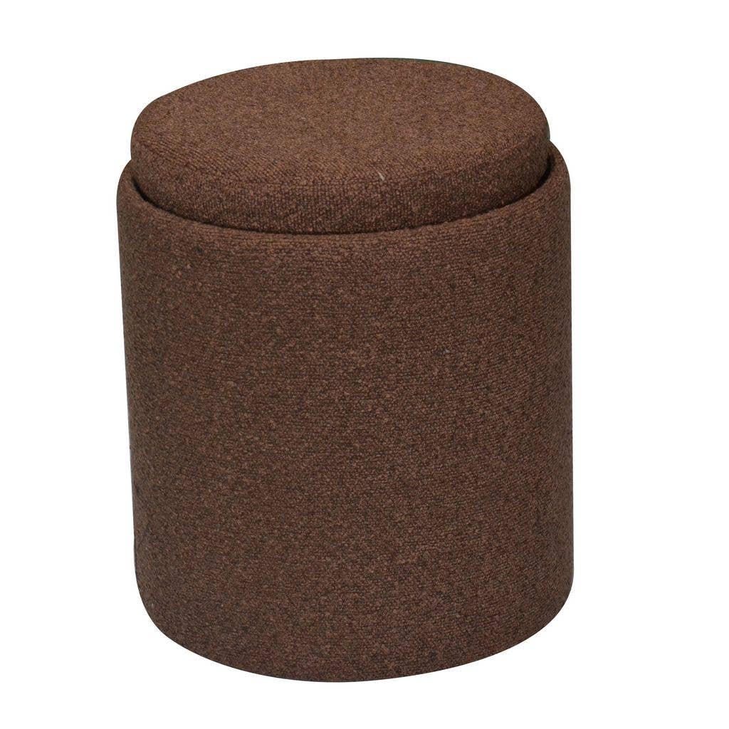 Aria Home – Großhandel Polsterhocker – Aria Home Boucle Tablett-Top getuftete Ottomane Kollektion, Schwarz, 1-teilig, 43 x 38 x 38 cm21