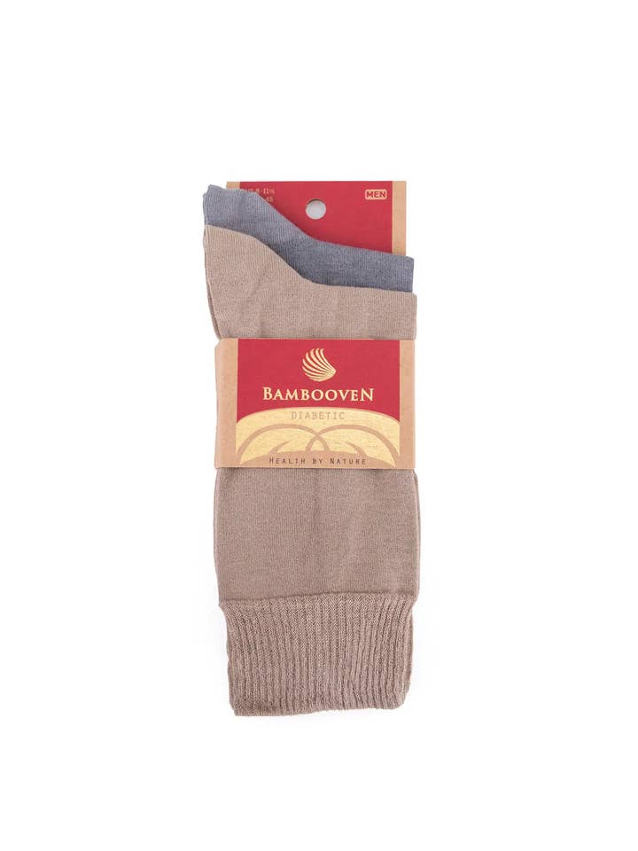 Bambooven - Wholesale Socks - Men's - Bambooven Men’s Bamboo Diabetic Dress and Trouser Socks -5341