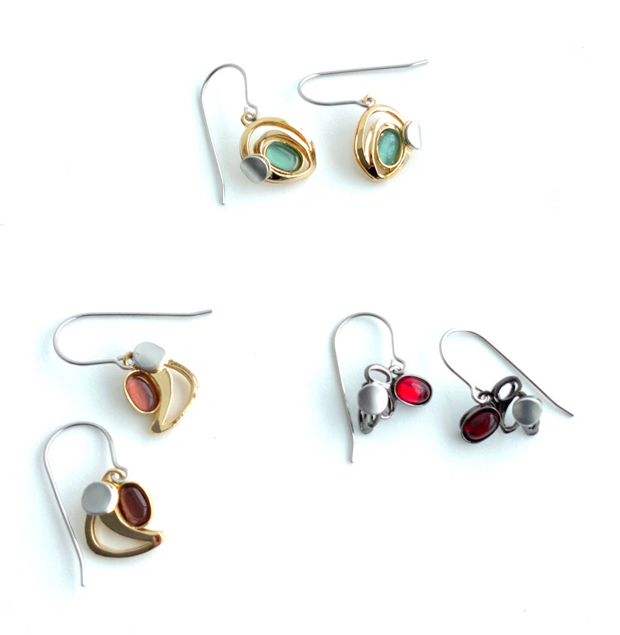 Christophe Poly / Crono Design – Engroshandel Smykkesæt – ØRERINGE Forpakning (DW12.1) - 15x Mini WireEars & Gratis Displays48