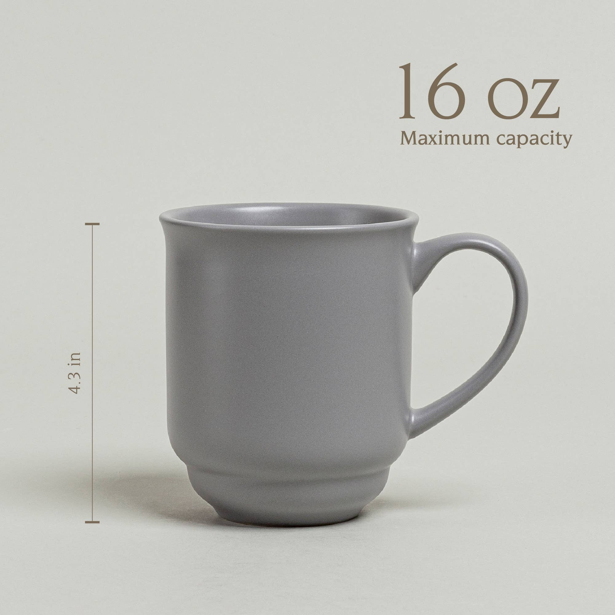 over&back - Wholesale Coffee Mug - Cozy Rimmed Stoneware Mugs – Set of 417