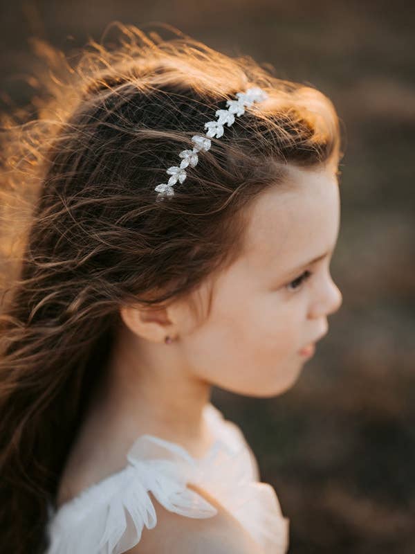 Phoebe Girls Crystal Headband for wholesale by A Little Lacey