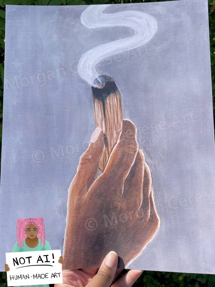 Palo Santo Det Lort 8 „x10" ELLER 11"x14" kunsttryk for engroshandel hos Morgan Cerese Art