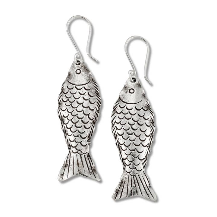 Pendientes SS Fish para venta al por mayor de Eli Pebble