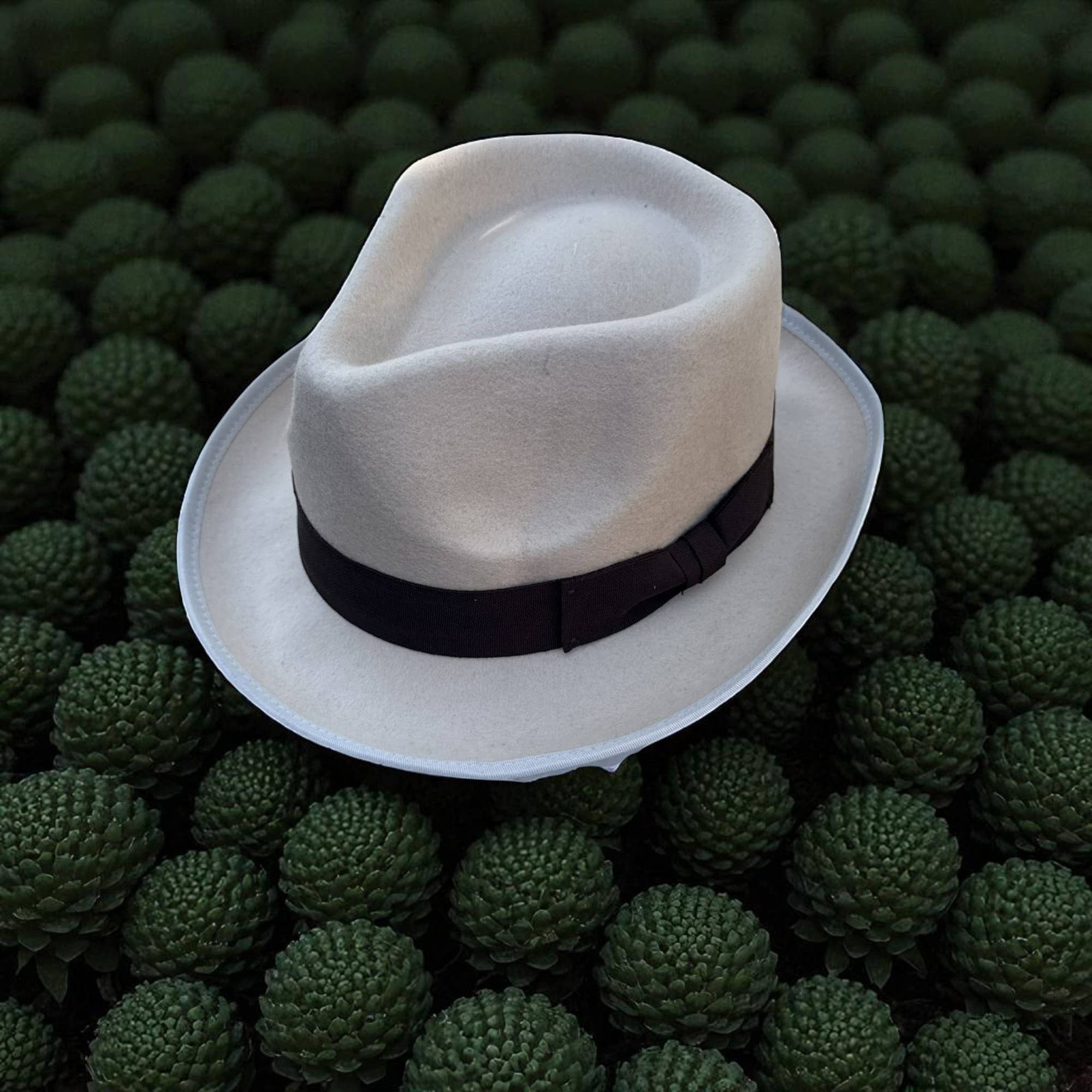 One and Only Accessories - Wholesale Fedora - Women's - Classic Wool Fedora with Ribbon Detail7