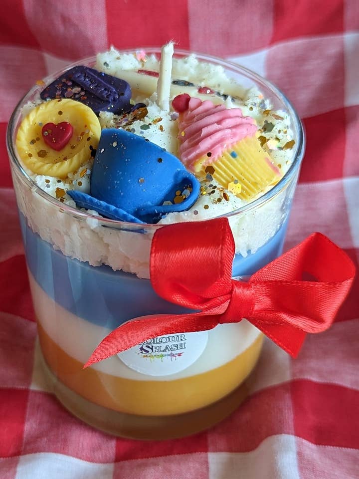 Time For a Crazy Tea Party! Mad Hatter Candle for wholesale by Colour Splash Candle Company