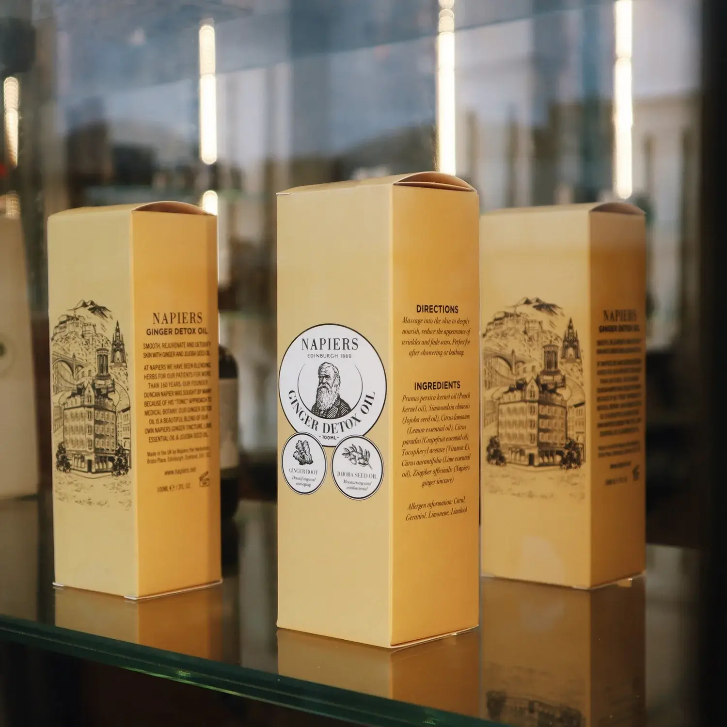 Napiers – wholesale Bath/body oil – Napiers Ginger Detox Oil3