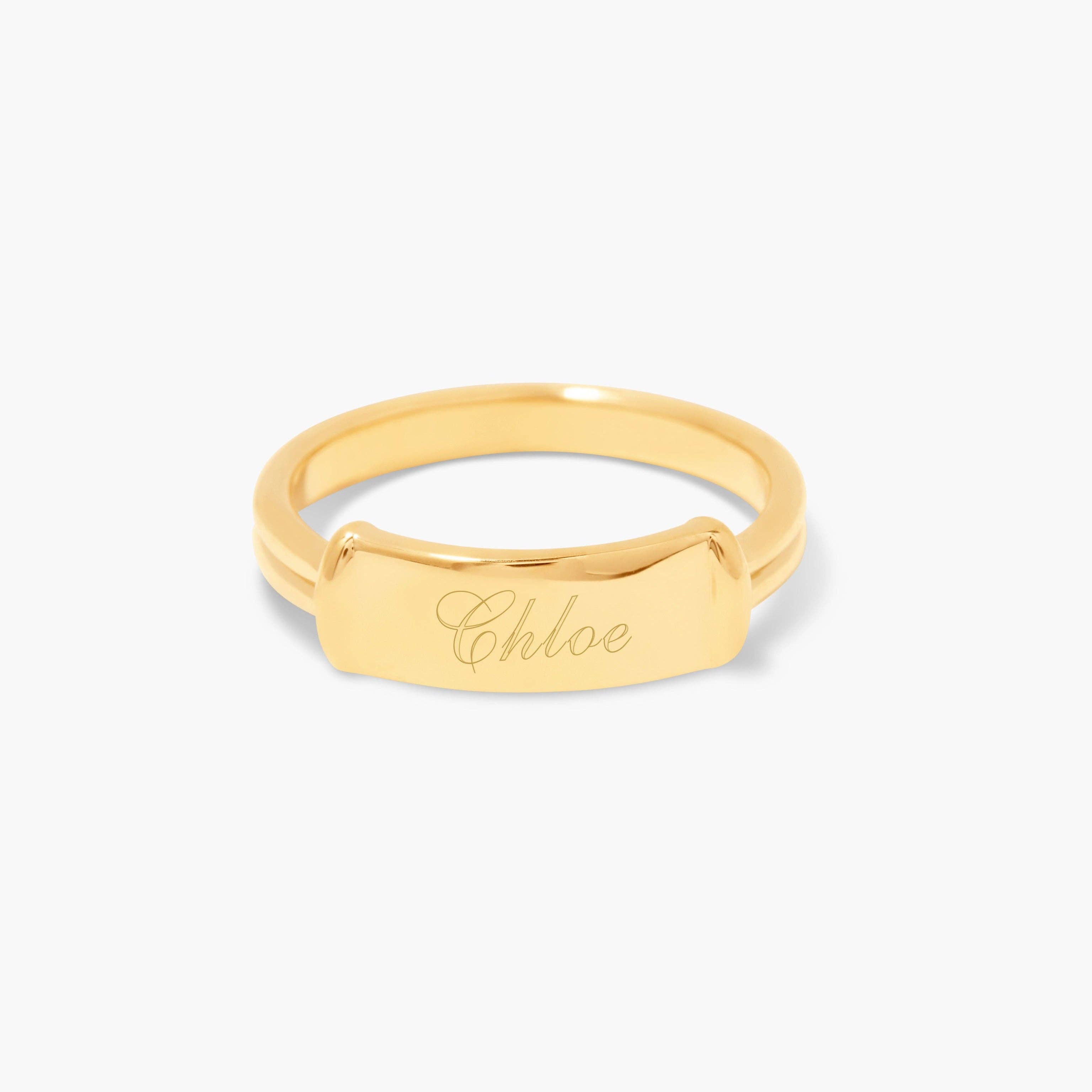 Brook & York - Wholesale Band/Stacked Ring - Shiloh Name Bar Ring3