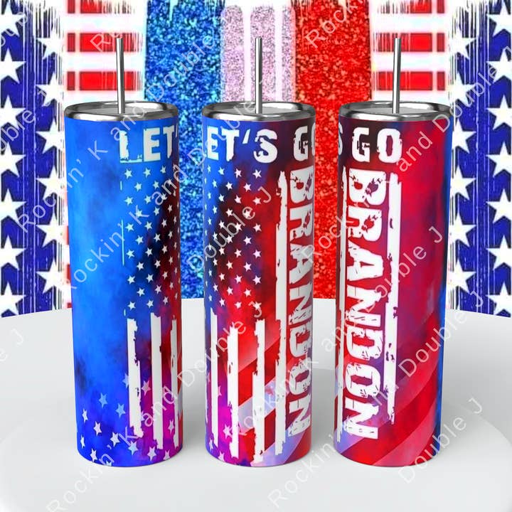 Gobelet Let's Go Brandon pour la vente par Rockin K and Double J