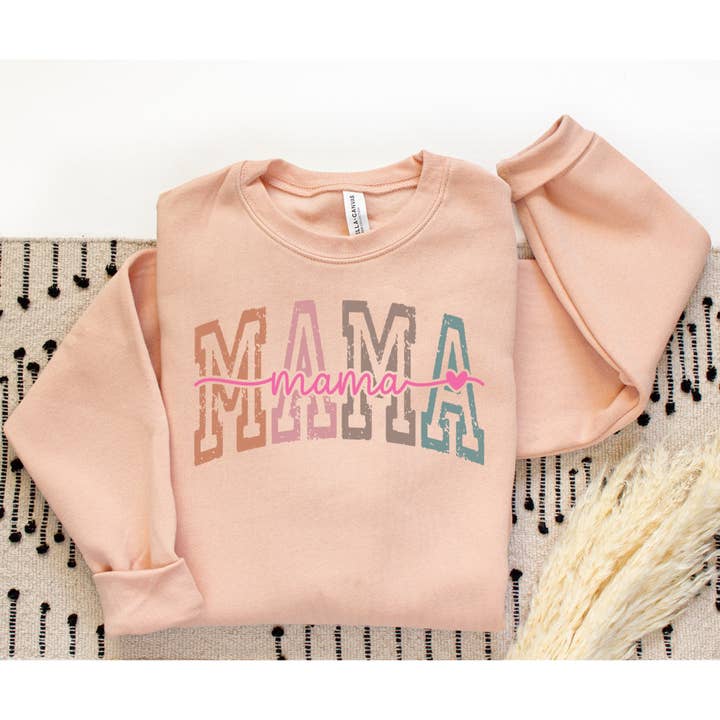 Mama Jersey Crewneck for wholesale by Dairyland Bach Co.