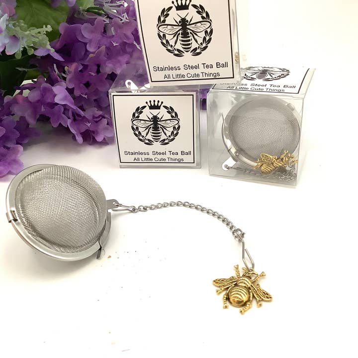 Tea Ball Infuser Queen Bee, Bee mine, Bee-utiful for wholesale by All Little Cute Things
