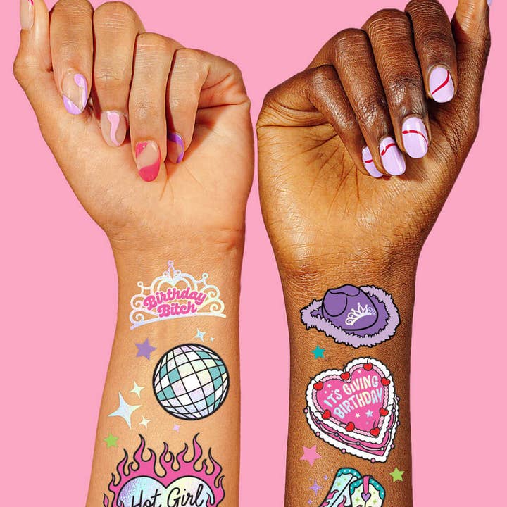 xo, Fetti - Wholesale Temporary Tattoo - Birthday Party Temporary Tattoos, Party Decor,Gift Accessory