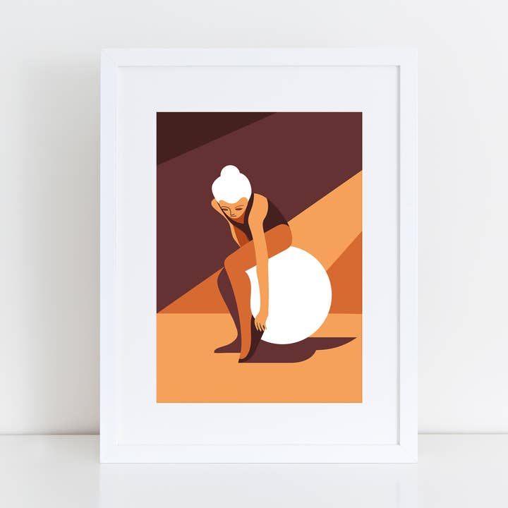 Art Print BALLET, Poster, Graphic Illustration for wholesale by Margret Aurin