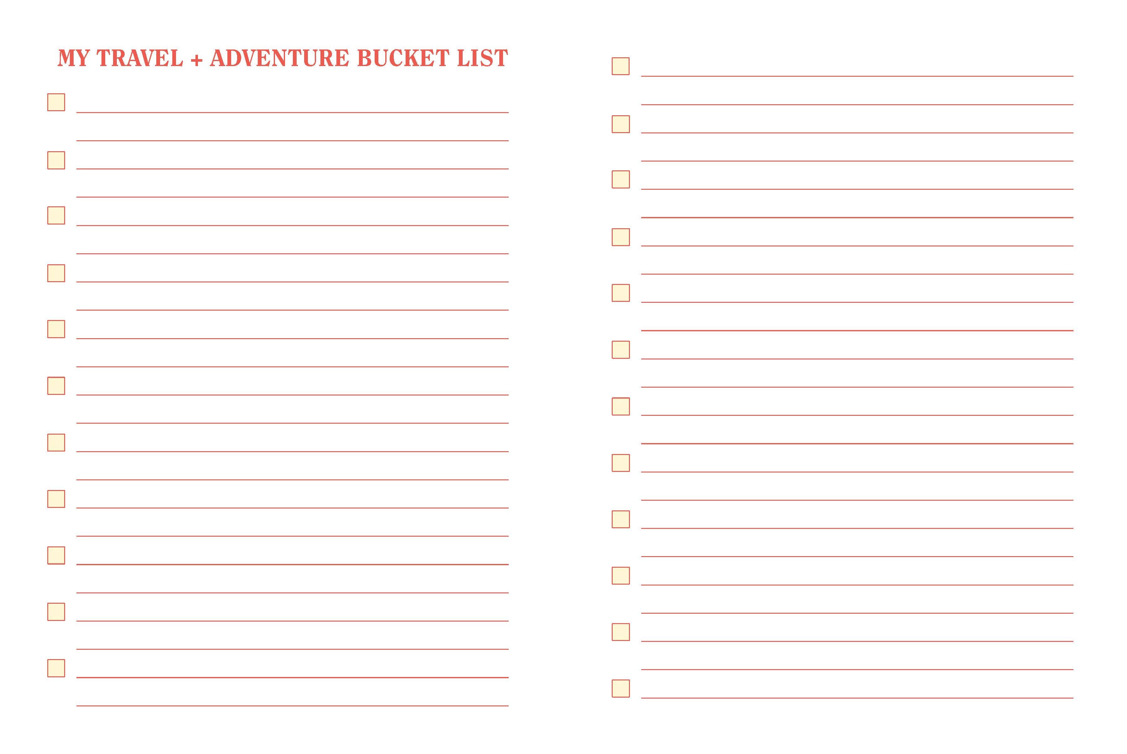 Chronicle Books - Wholesale Journal/Diary - Bucket List Journal5