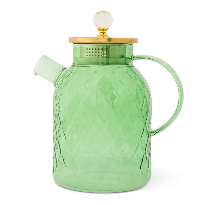 Core Home - Wholesale Kettle - 60.8oz Textured Glass Kettle - FO