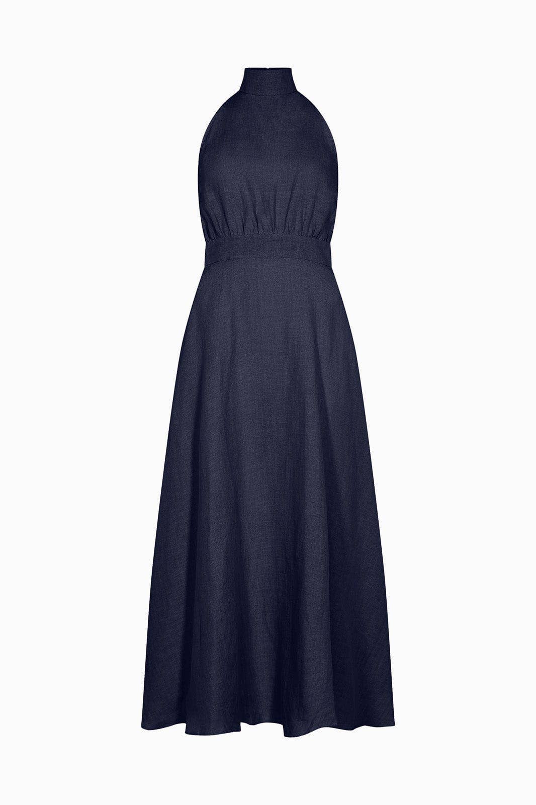 marineblau Das Isi Neckholder-Kleid in Marineblau für den Großhandel auf Faire1