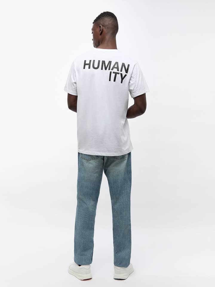 T-shirt imprimé blanc pour homme pour la vente par Fair American