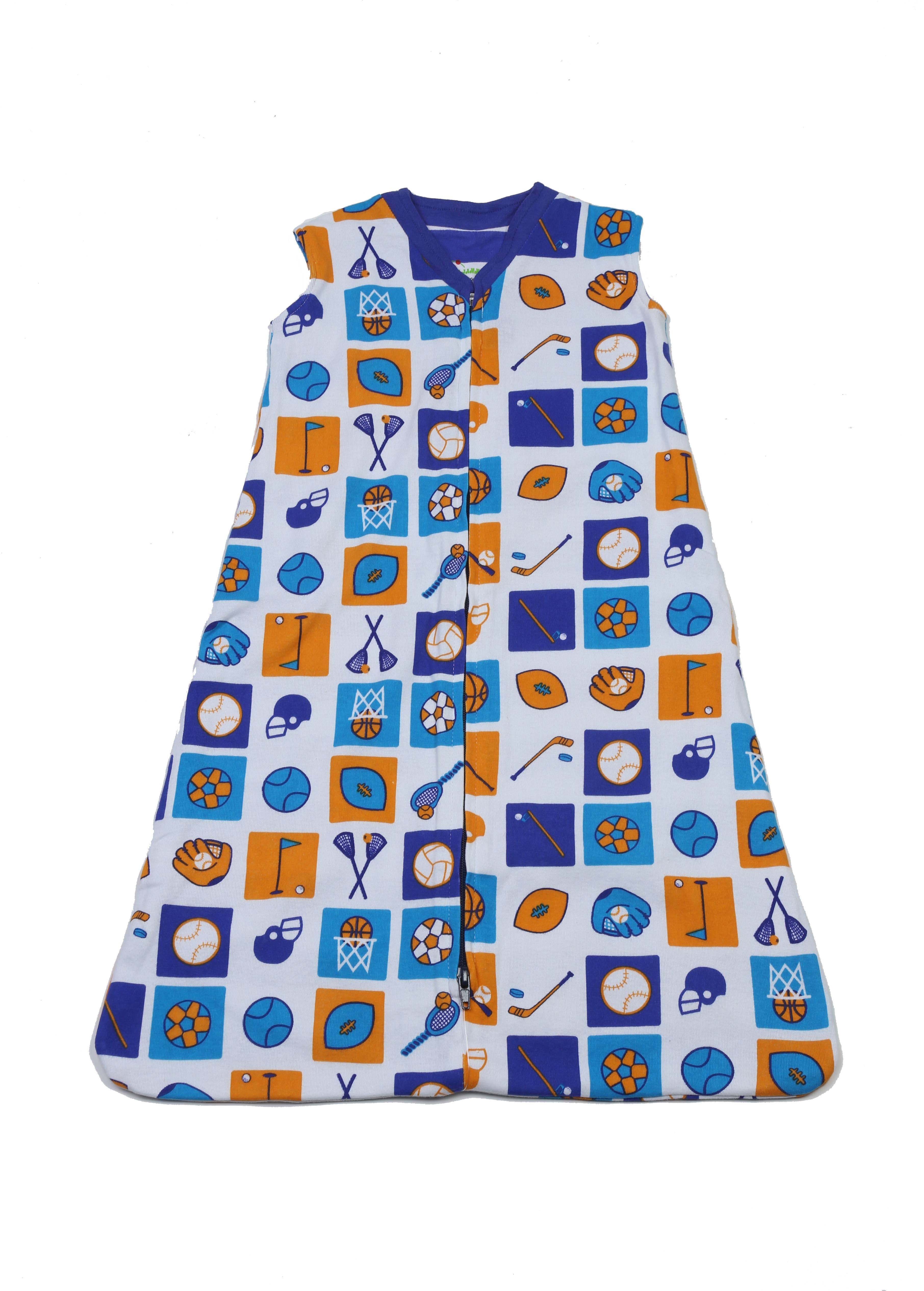 New Jammies - Wholesale Bedding Blanket - Kids & Baby - Sports Color Block Organic Wearable Blanket