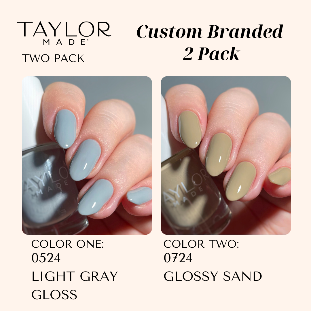Taylor Made Polish – wholesale Nail polish – Custom Nail Polish: 2 Pack Long-wearing + Vegan + Non-toxic175