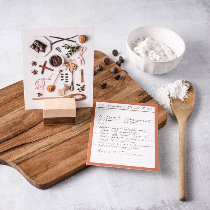 Recipe Cards with Block for Display for wholesale by The Pen + Piper