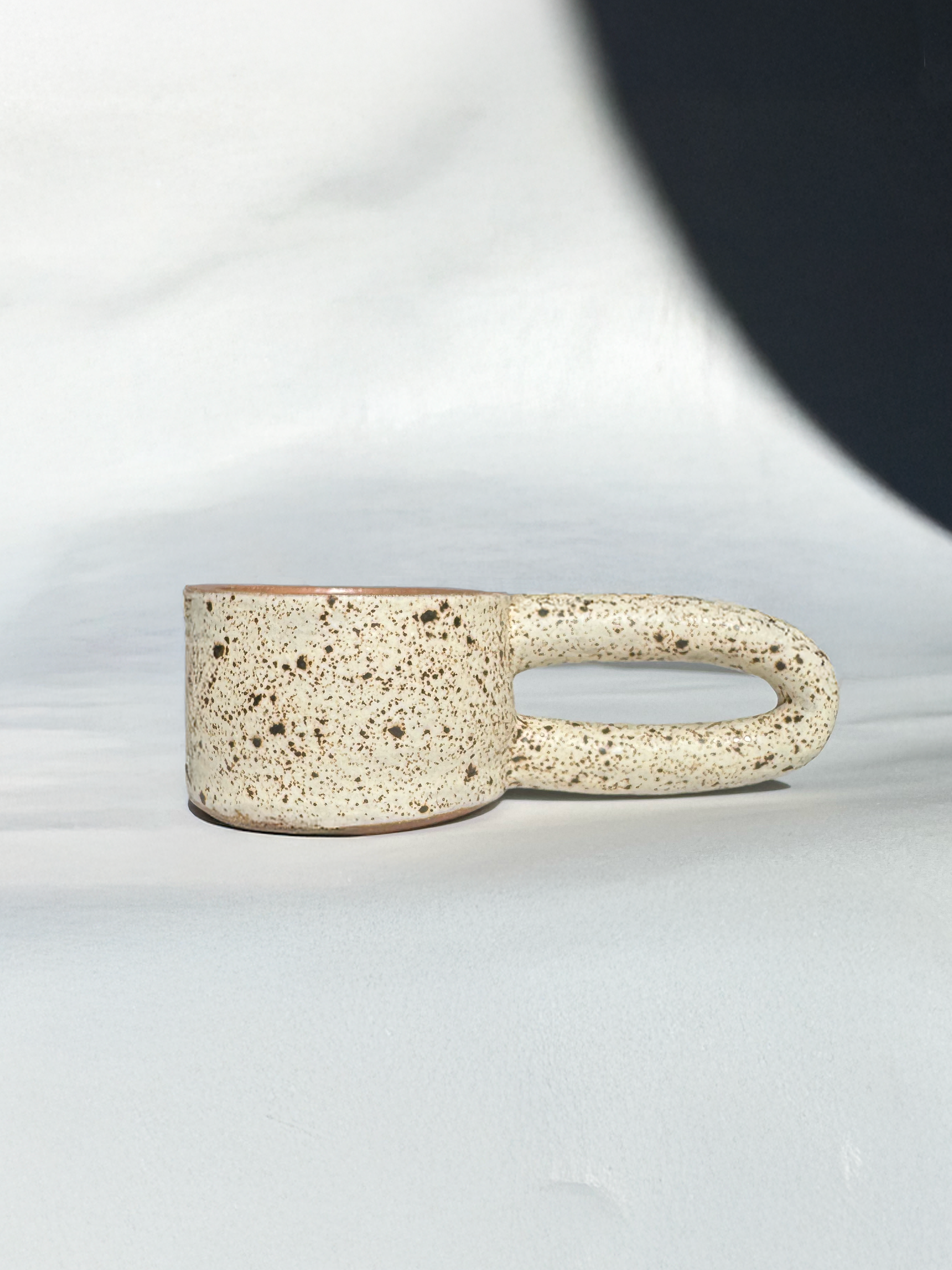 Holydirtstudio.com - Wholesale Coffee Mug - Long Handle Blue Ceramic Mug, Handmade Pottery Coffee Cup1