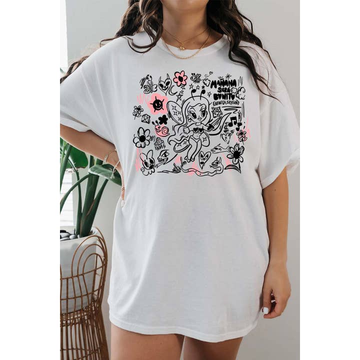 Tee Gráfico Manana por atacado de Jaylanie