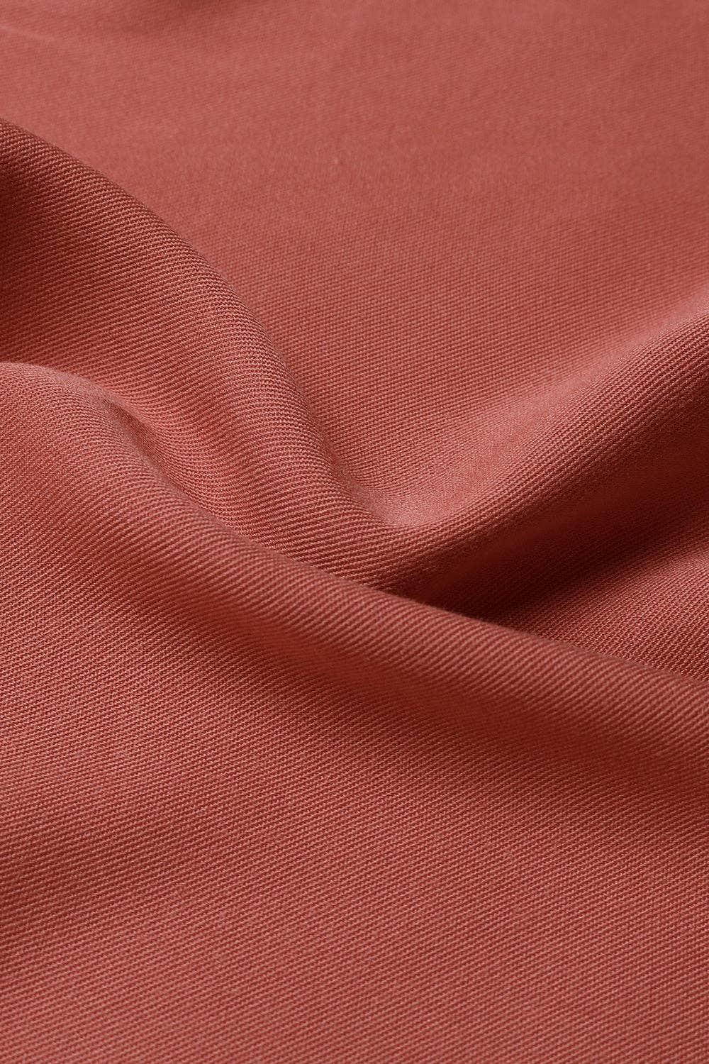 Red Orange Button Down Notched Neck Dress for wholesale on Faire3