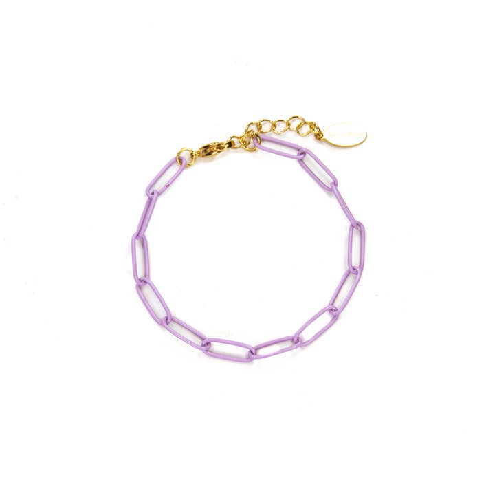Savvy Bling - Wholesale Link & Chain Bracelet - Enamel 16+ Colors paperclip chain link bracelet26