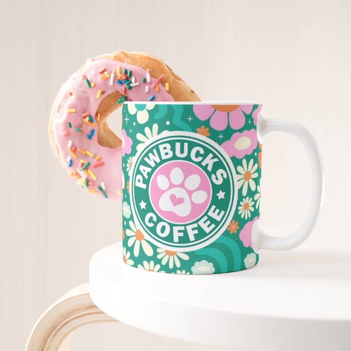 Mug Pawbucks coffee voor wholesale door Molly's World