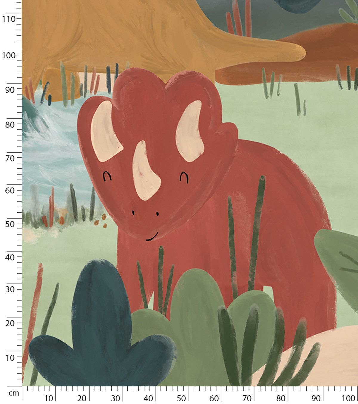 LILIPINSO – wholesale Tapetrulle – SUNNY – panoramatapet med coola dinosaurier1