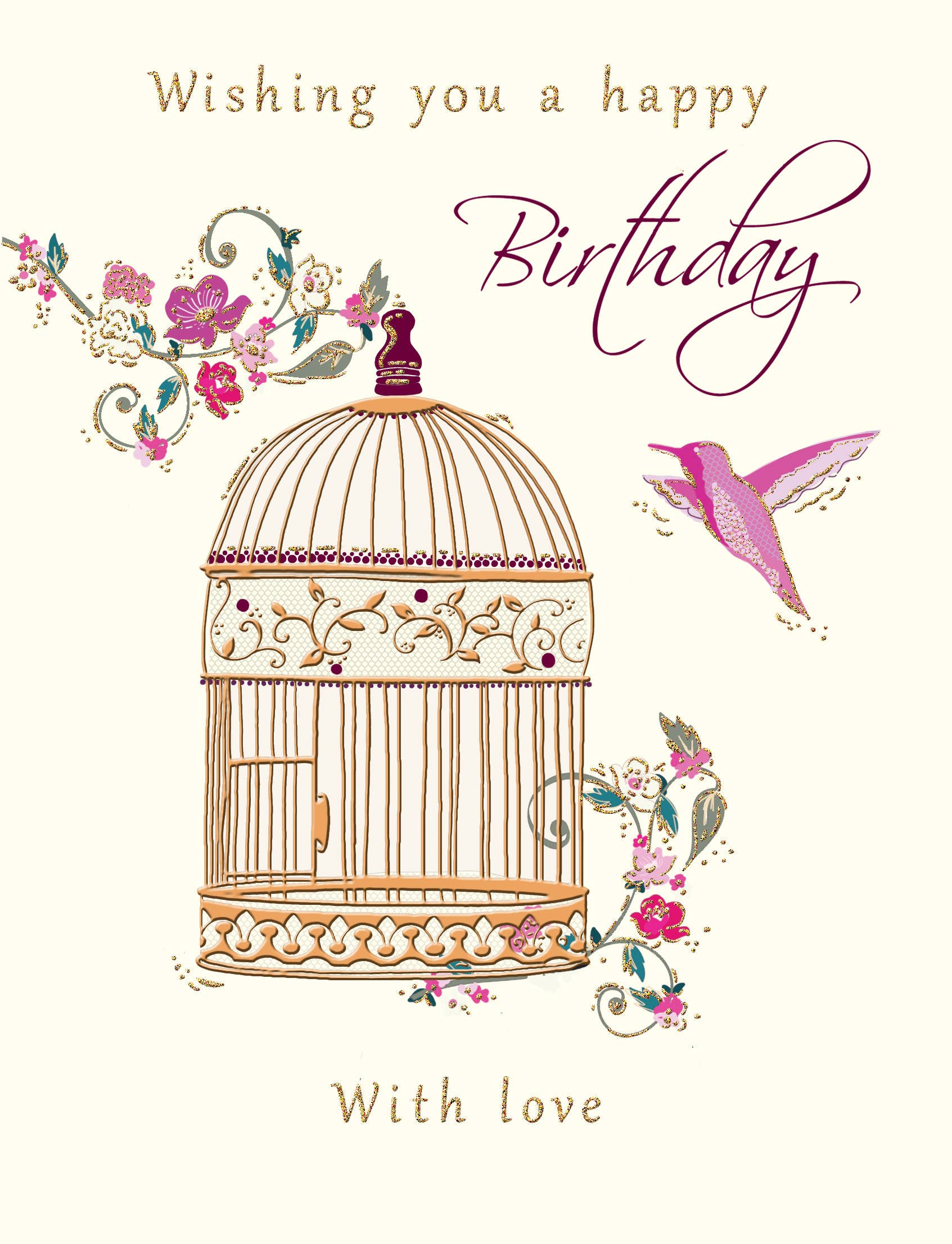 Piccadilly Greetings – wholesale Birthday card – Birthday Card, Birthday, Cage & Bird0
