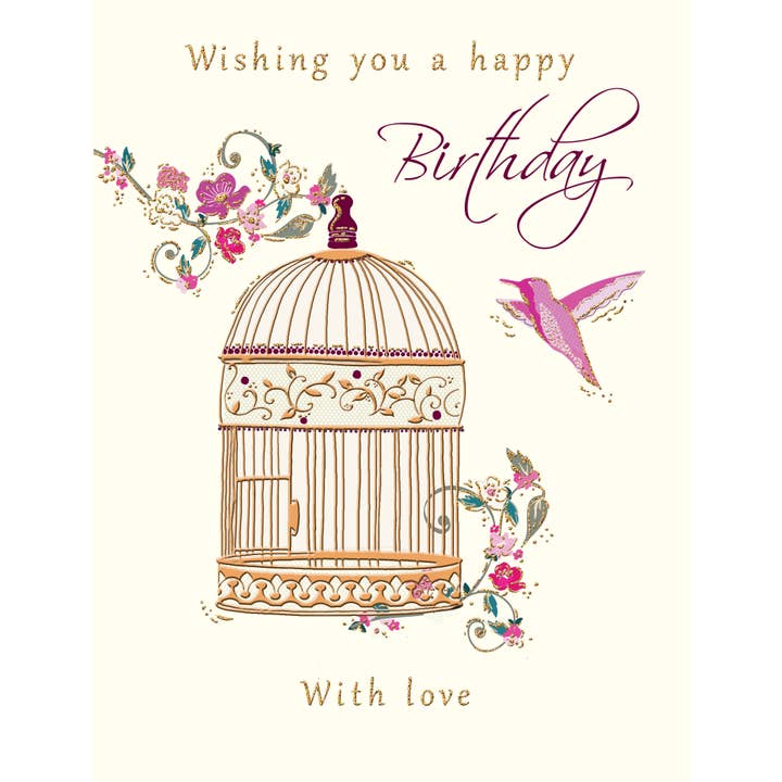 Piccadilly Greetings – wholesale Birthday card – Birthday Card, Birthday, Cage & Bird