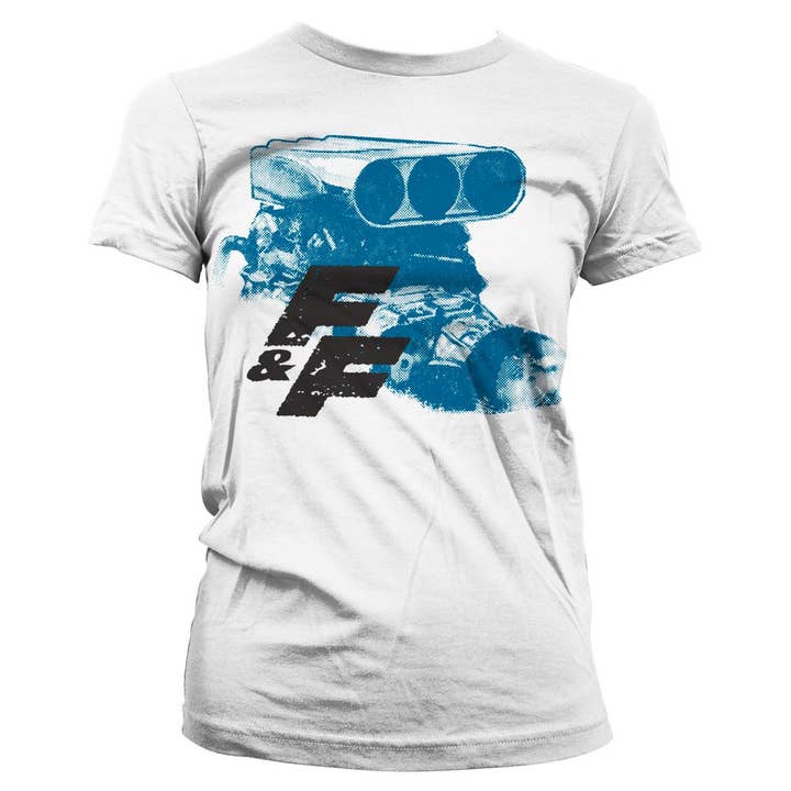 Hybris Production AB - Wholesale Screen Printed T-Shirt - Women's - Fast & Furious Engine Girly Tee1